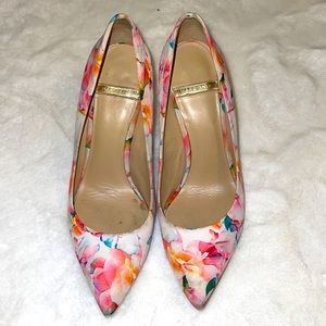 Marciano 8.5 Women’s Heels, Floral, Used, Fair Condition
